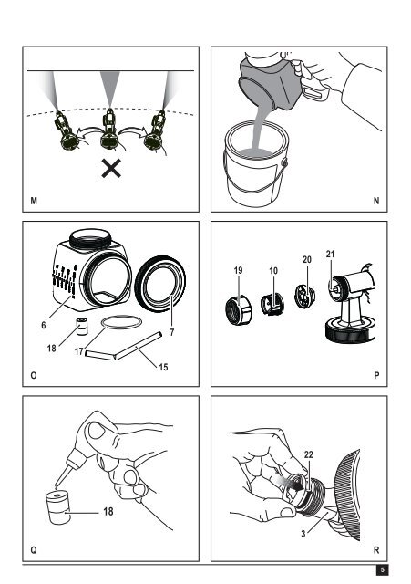 BlackandDecker Pistola A Spruzzo- Hvlp200 - Type 1 - Instruction Manual (Europeo Orientale)