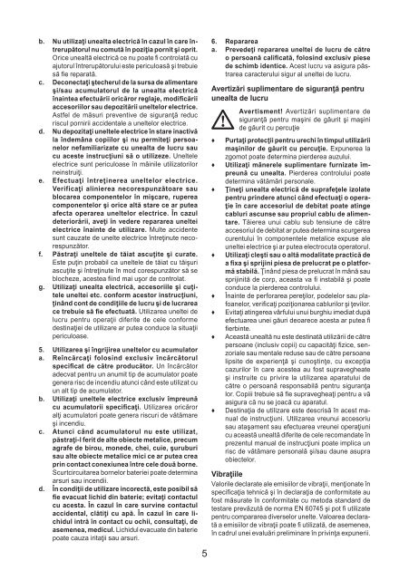 BlackandDecker Trapano Senza Cavo- Hp186f4lbk - Type H2 - Instruction Manual (Romania)