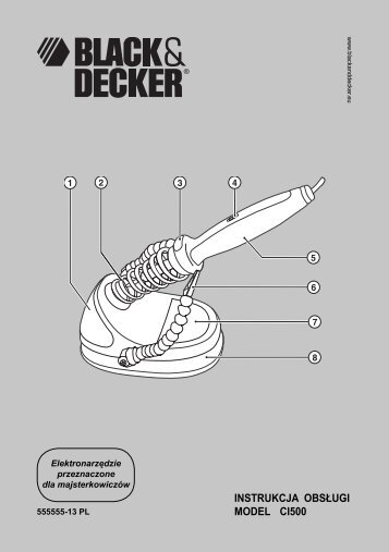 BlackandDecker Saldatore- Ci500 - Type 1 - Instruction Manual (Polonia)