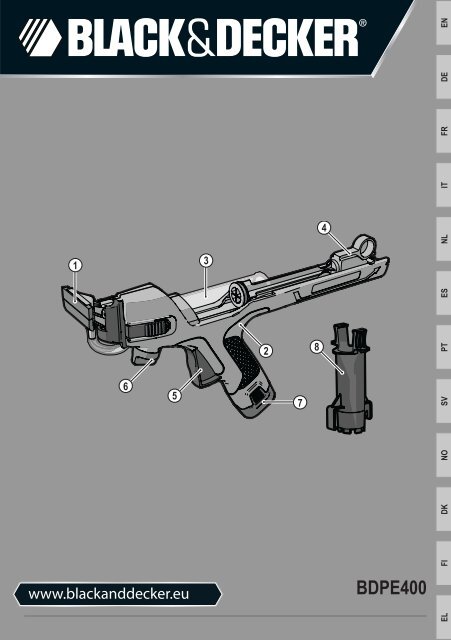 BlackandDecker Paint Edger- Bdpe400 - Type H1 - Instruction Manual (Europeo)