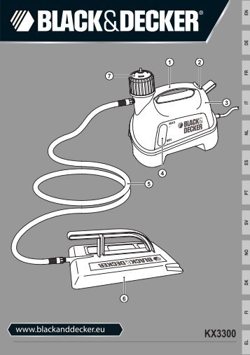 BlackandDecker Raschia Carta Parati- Kx3300 - Type 1-2 - Instruction Manual (Europeo)