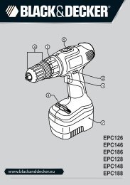 BlackandDecker Trapano Senza Cavo- Epc186 - Type H1 - Instruction Manual (Europeo Orientale)