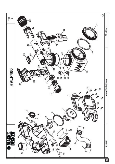 BlackandDecker Pistola A Spruzzo- Hvlp400 - Type 1 - Instruction Manual (Lituania)