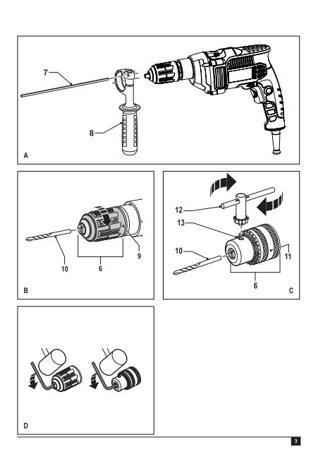 BlackandDecker Trapano- Kr806k - Type 1 - Instruction Manual (Europeo Orientale)