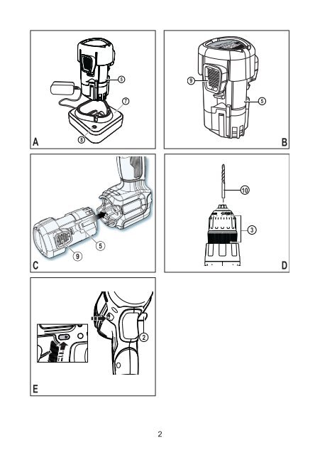 BlackandDecker Trapano Senza Cavo- Egbl108 - Type H1 - Instruction Manual (Ungheria)