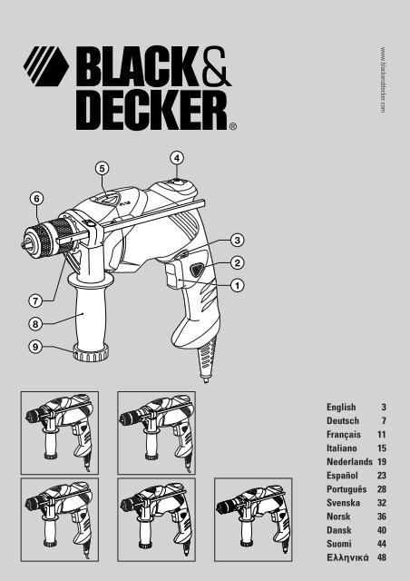Image of Black & Decker KR70 drill at Black & Decker Direct website