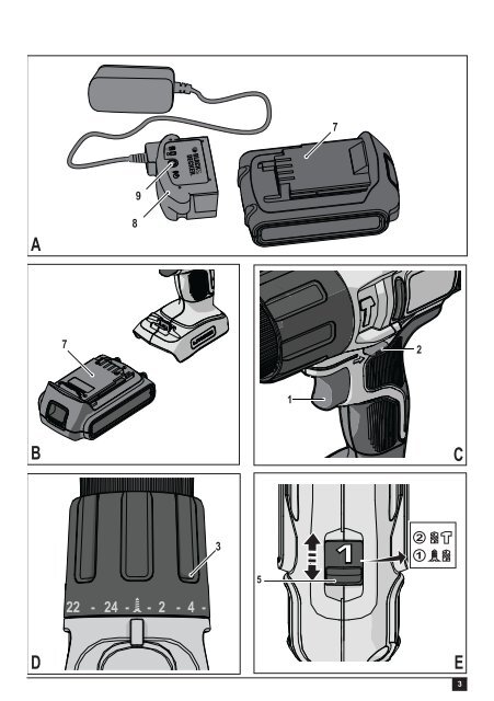 BlackandDecker Trapano Percussione- Egbl188 - Type H1 - Instruction Manual (Balcani)