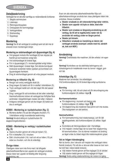 BlackandDecker Martello Ruotante- Kd860 - Type 2 - Instruction Manual (Europeo)