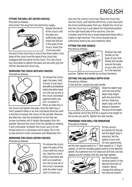 BlackandDecker Trapano- Kd356cre - Type 1 - Instruction Manual