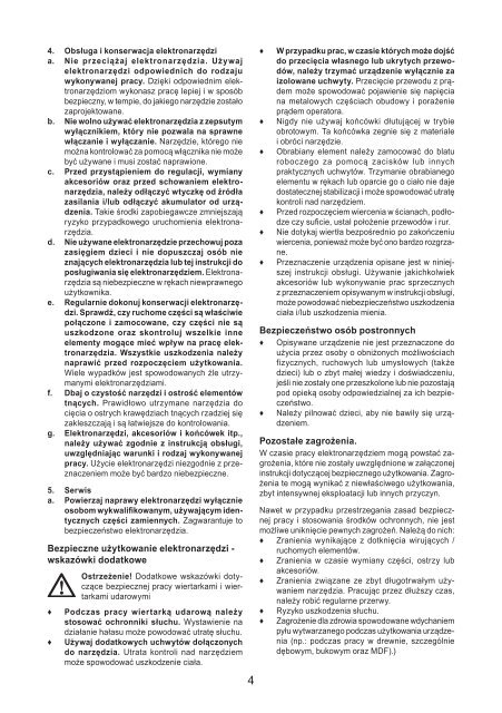 BlackandDecker Trapano- Kr805 - Type 1 - Instruction Manual (Polonia)