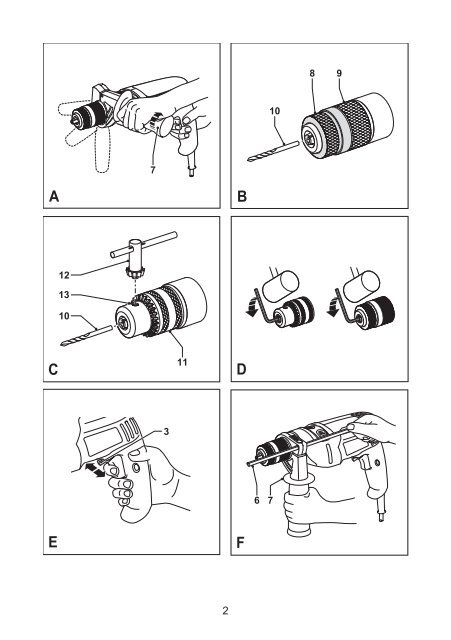 BlackandDecker Trapano- Kr50cre - Type 1 - Instruction Manual (Israele)