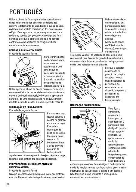 BlackandDecker Trapano Percussione- Kd661 - Type 1 - Instruction Manual