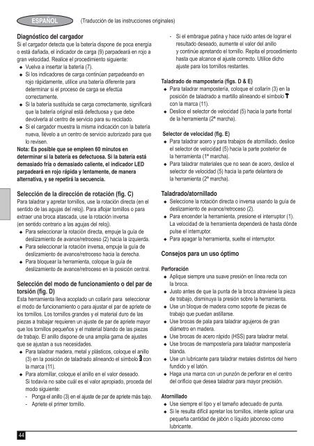 BlackandDecker Trapano Senza Cavo- Hp188f4lbk - Type H3 - Instruction Manual (Europeo)