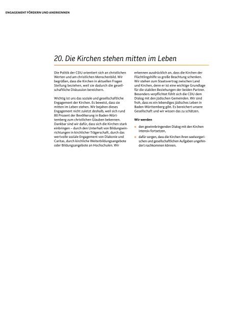 Gemeinsam. Zukunft. Schaffen. - Das Regierungsprogramm der CDU Baden-Württemberg 2016 - 2021.