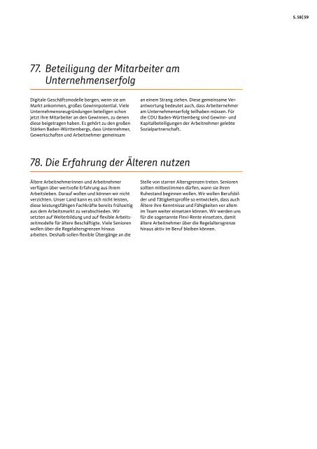 Gemeinsam. Zukunft. Schaffen. - Das Regierungsprogramm der CDU Baden-Württemberg 2016 - 2021.