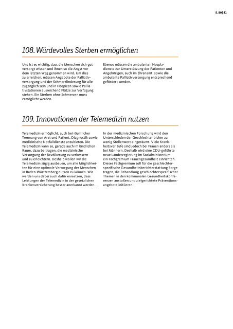 Gemeinsam. Zukunft. Schaffen. - Das Regierungsprogramm der CDU Baden-Württemberg 2016 - 2021.