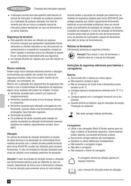 BlackandDecker Trapano Senza Cavo- Epl7i - Type H1 - Instruction Manual (Europeo (Li-Ion))