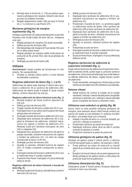 BlackandDecker Toupie- Kw1600e - Type 1 - Instruction Manual (Romania)