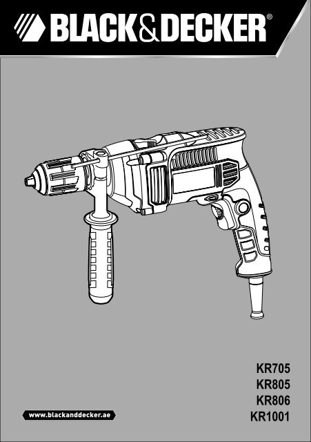 BlackandDecker Trapano- Kr705 - Type 1 - Instruction Manual (Inglese - Arabo)