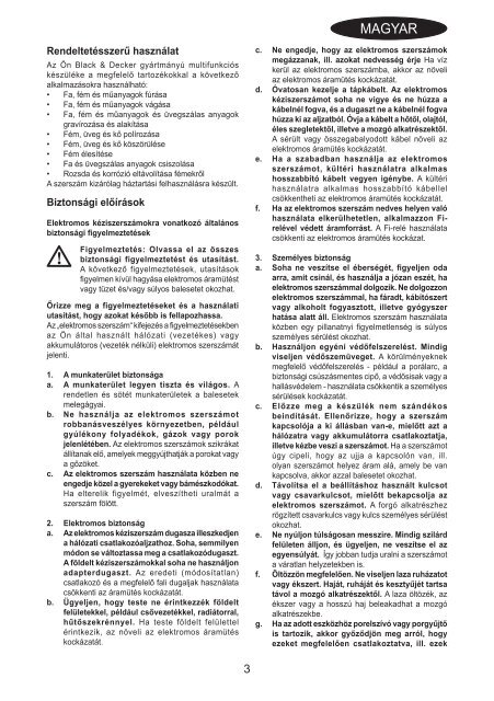 BlackandDecker Trapano- Rt650ka - Type 1 - Instruction Manual (Ungheria)