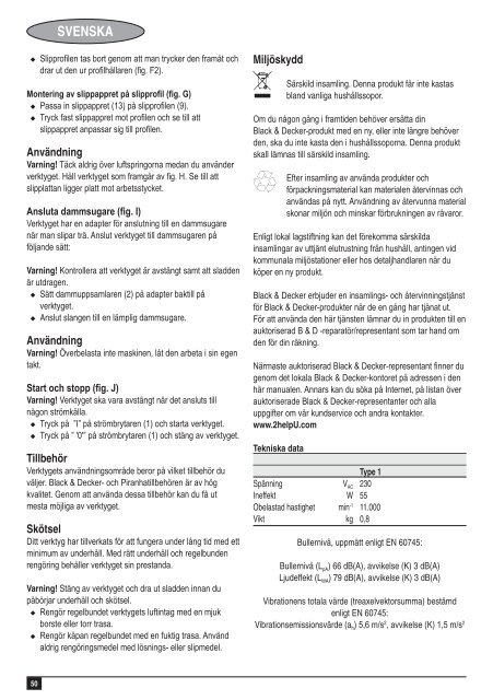 BlackandDecker Smerigliatrice- Ka161 - Type 1 - Instruction Manual (Europeo)