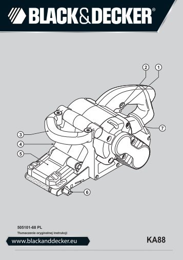 BlackandDecker Sabbiatric A Cinghia- Ka88 - Type 1 - 2 - Instruction Manual (Polonia)