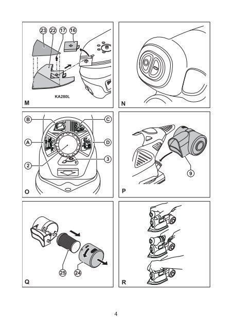 BlackandDecker Sabbiatrice Orbitale- Ka280 - Type 1 - Instruction Manual (Turco)