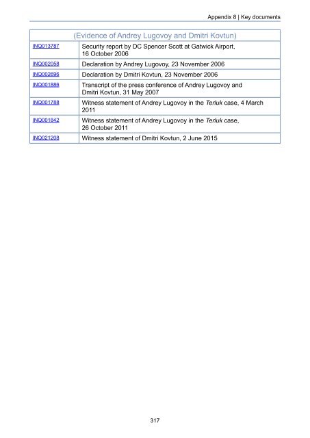 The Litvinenko Inquiry