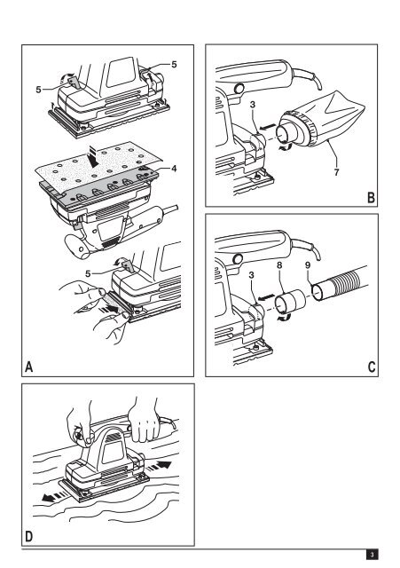 BlackandDecker Sabbiatrice Orbitale- Ka274ek(L) - Type 1 - Instruction Manual (Europeo)