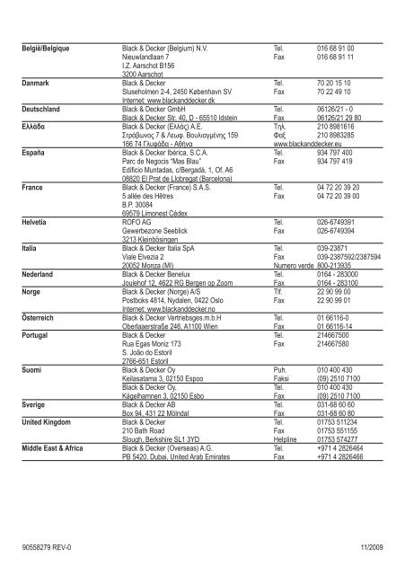 BlackandDecker Sabbiatrice Orbitale- Ka274ek(L) - Type 1 - Instruction Manual (Europeo)