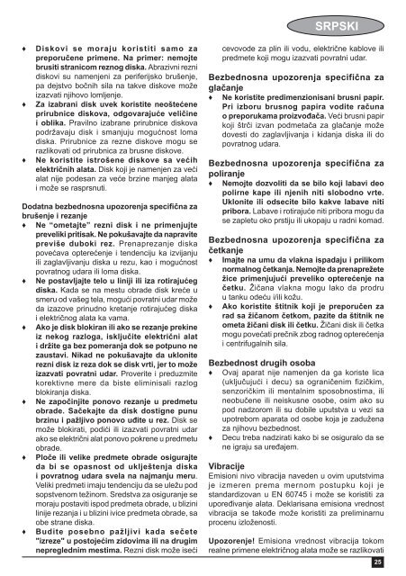 BlackandDecker Smerigliatrice Angolare Piccola- Cd105 - Type 4 - Instruction Manual (Balcani)