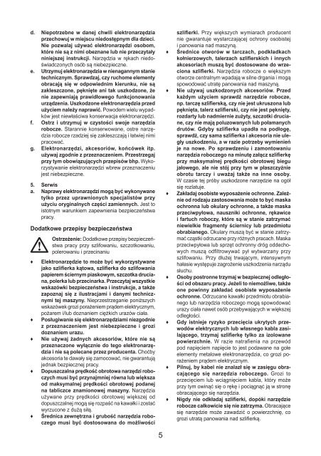 BlackandDecker Smerigliatrice Angolare Piccola- Kg751 - Type 1 - Instruction Manual (Polonia)