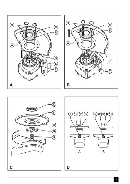 BlackandDecker Smerigliatrice Angolare Piccola- Cd110 - Type 4 - Instruction Manual (Europeo)