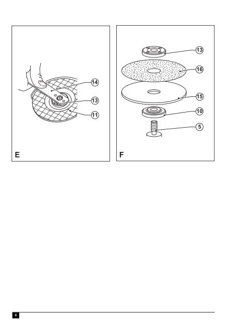 BlackandDecker Smerigliatrice Angolare Piccola- Cd115 - Type 4 - Instruction Manual (Europeo Orientale)