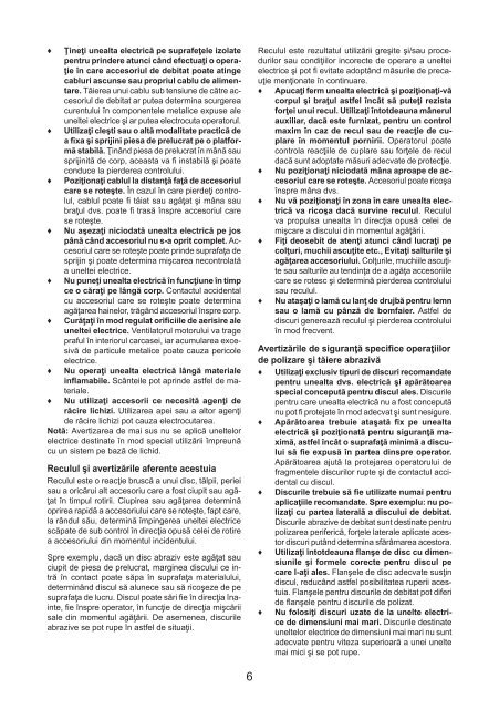 BlackandDecker Smerigliatrice Angol- Kg2205 - Type 1 - Instruction Manual (Romania)