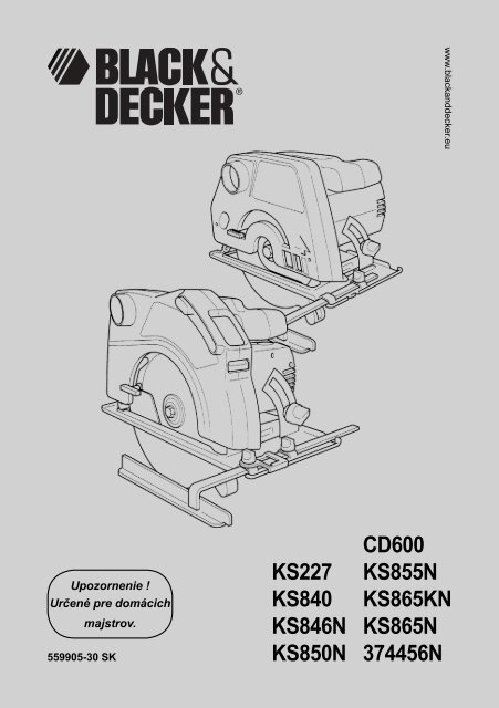 ks855 ks864 ks850 ks850N Spazzole carbone Black /& Decker Sega circolare manuale ks846 ks846N