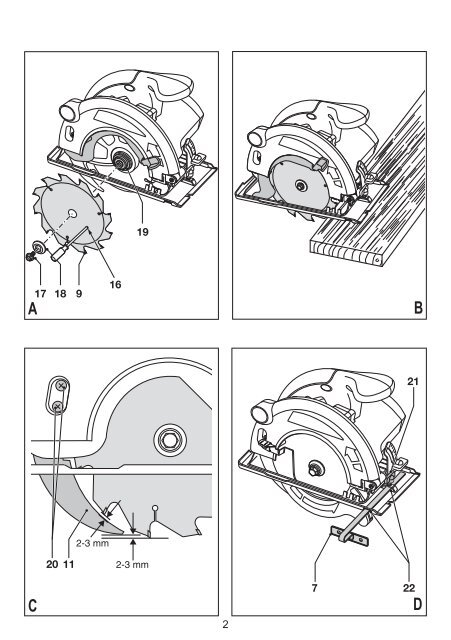 BlackandDecker Sega Circolare- Cd601 - Type 2 - Instruction Manual (Slovacco)