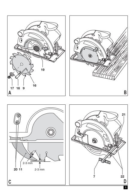 BlackandDecker Sega Circolare- Cd601 - Type 2 - Instruction Manual (Europeo Orientale)