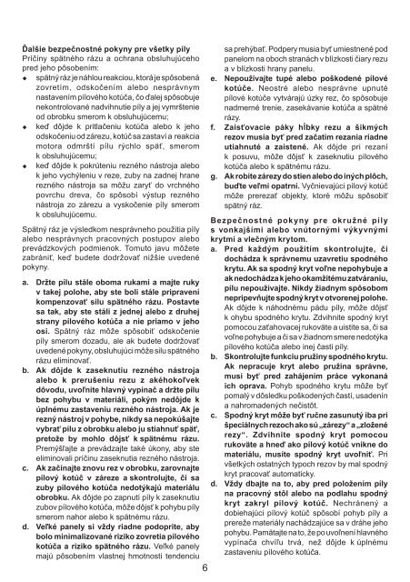 BlackandDecker Sega Circolare- Cd602 - Type 1 - Instruction Manual (Slovacco)