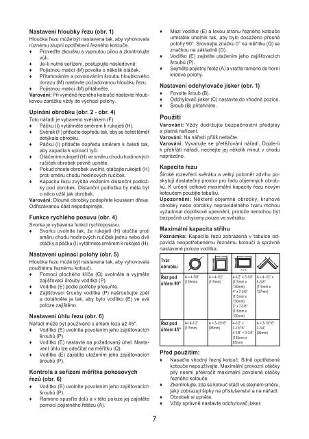 BlackandDecker Sega A Scure- Cs355 - Type 1 - Instruction Manual (Czech)