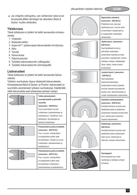 BlackandDecker Utensile Multifunzione- Hpl108 - Type H1 - Instruction Manual (Europeo)