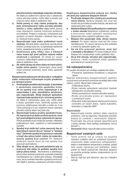 BlackandDecker Sega Circolare- Ks1600lk - Type 1 - Instruction Manual (Slovacco)