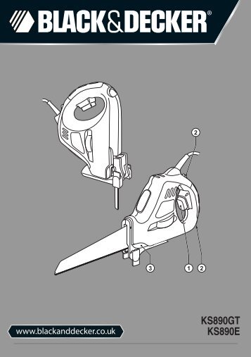 BlackandDecker Sega- Ks890e - Type 4 - Instruction Manual (Inglese)