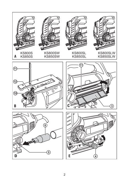 BlackandDecker Maschera Da Taglio- Ks850slw - Type 1 - Instruction Manual (Ungheria)