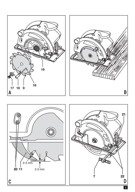 BlackandDecker Sega Circolare- Cd602 - Type 2 - Instruction Manual (Europeo)