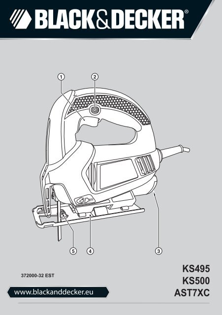 BlackandDecker Maschera Da Taglio- Ast7xc - Type 2 - Instruction Manual (Estonia)