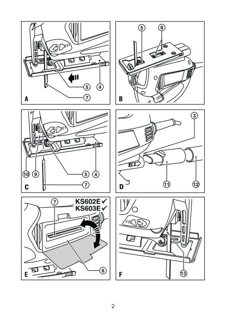 BlackandDecker Maschera Da Taglio- Ks602e - Type 1 - Instruction Manual (Romania)