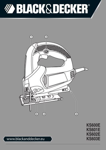 BlackandDecker Maschera Da Taglio- Ks602e - Type 1 - Instruction Manual (Europeo)