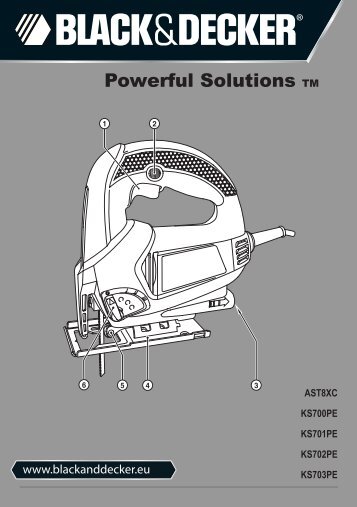 BlackandDecker Maschera Da Taglio- Ast8xc - Type 2 - Instruction Manual (Europeo)