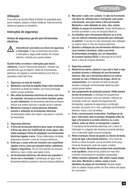BlackandDecker Maschera Da Taglio- Ast8xc - Type 2 - Instruction Manual (Europeo)